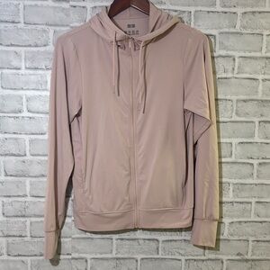 Uniqlo light pink Hooded lightweight Jacket, size small
